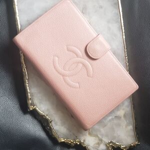 CHANEL PINK CAVIAR LONG WALLET VINTAGE | GOLD HARDWARE👛